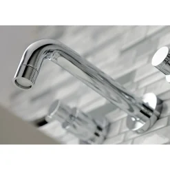 Kingston Brass Concord 2-Handle Wall Mount Bathroom Faucet