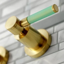 Kingston Brass Concord 2-Handle Wall Mount Bathroom Faucet