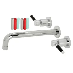 Kingston Brass Concord 2-Handle Wall Mount Roman Tub Faucet