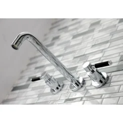 Kingston Brass Concord 2-Handle Wall Mount Roman Tub Faucet