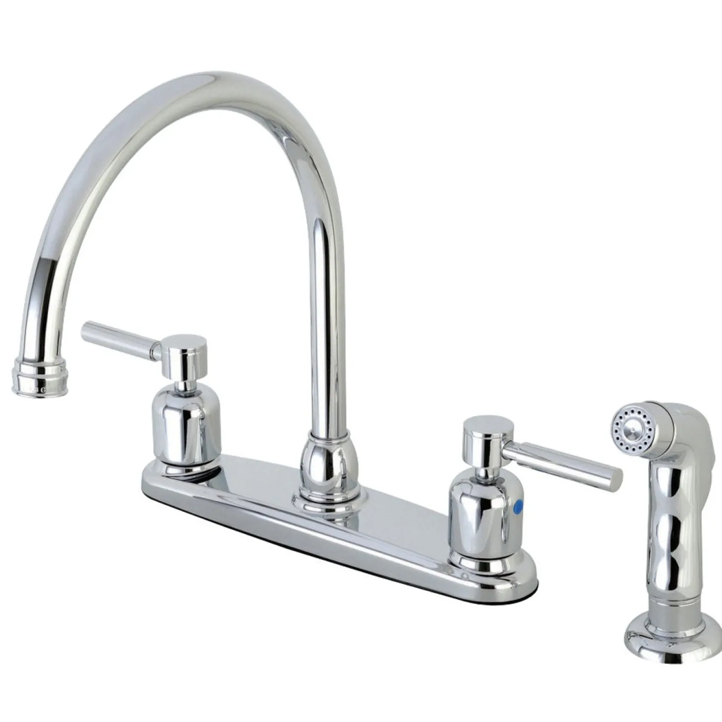 Kingston Brass Concord 4-Hole Centerset Kitchen Faucet