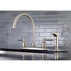 Kingston Brass Concord 4-Hole Centerset Kitchen Faucet