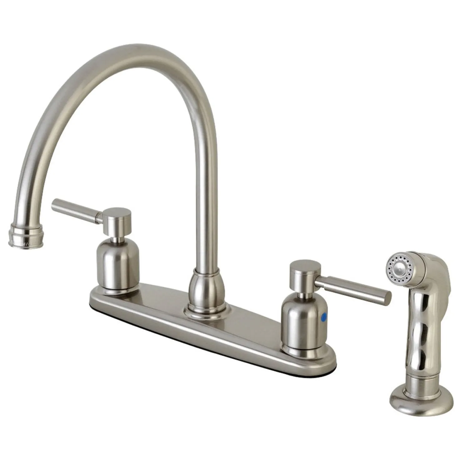 Kingston Brass Concord 4-Hole Centerset Kitchen Faucet