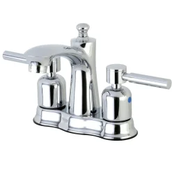 Kingston Brass Concord 3-Hole Deck Mount 4-Inch Centerset Bathroom Faucet