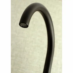 Kingston Brass Concord 2-Hole 8-Inch Adjustable Center Wall Mount Kitchen Faucet