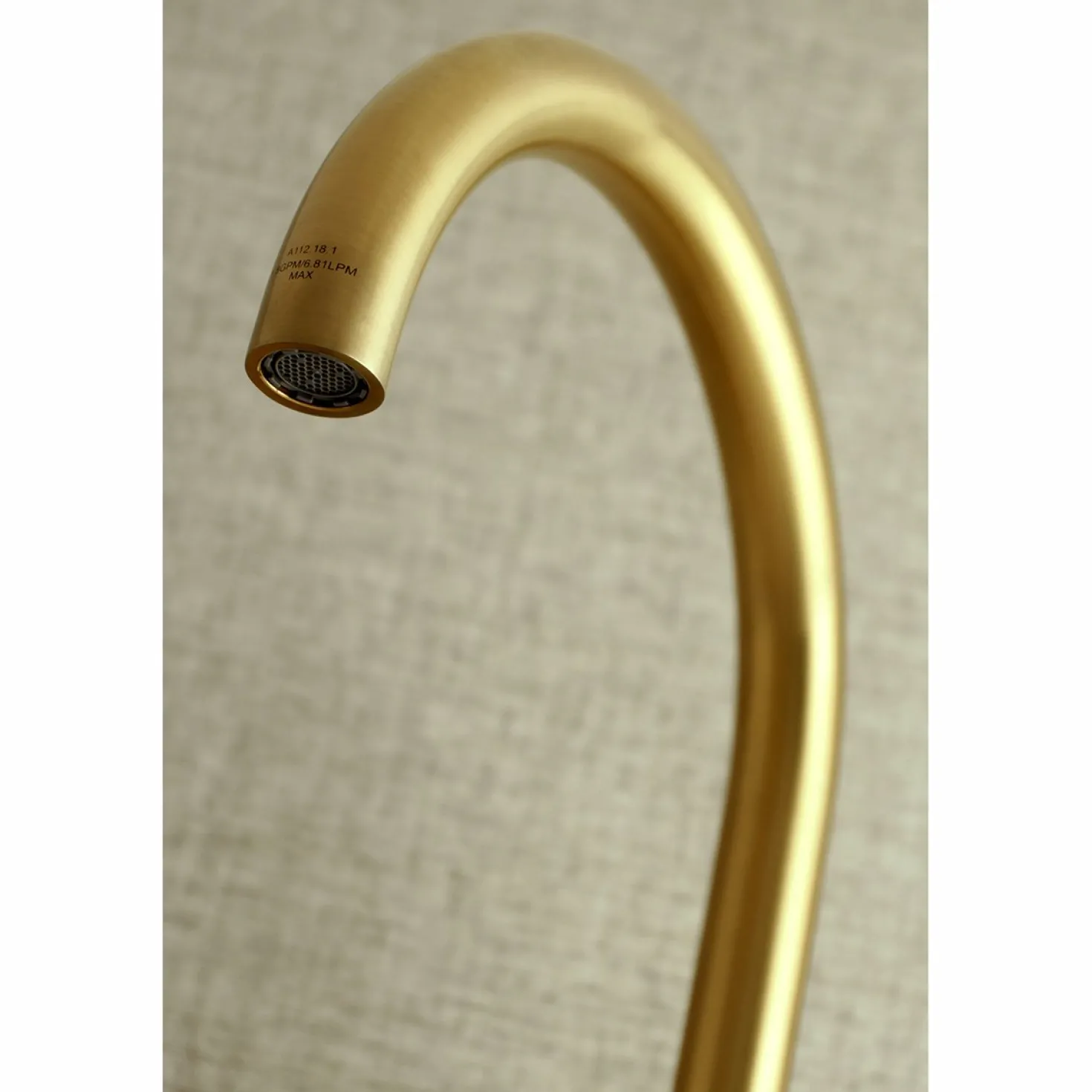 Kingston Brass Concord 2-Hole 8-Inch Adjustable Center Wall Mount Kitchen Faucet