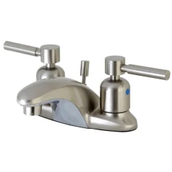 Kingston Brass Concord 3-Hole 4-Inch Centerset Deck Mount Bathroom Faucet