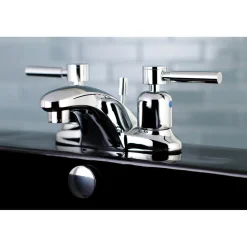 Kingston Brass Concord 3-Hole 4-Inch Centerset Deck Mount Bathroom Faucet