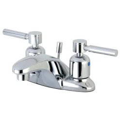Kingston Brass Concord 3-Hole 4-Inch Centerset Deck Mount Bathroom Faucet