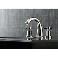 Kingston Brass Concord 3-Hole 8-Inch Widespread Bathroom Faucet