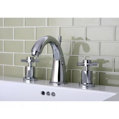Kingston Brass Concord 3-Hole 8-Inch Widespread Bathroom Faucet