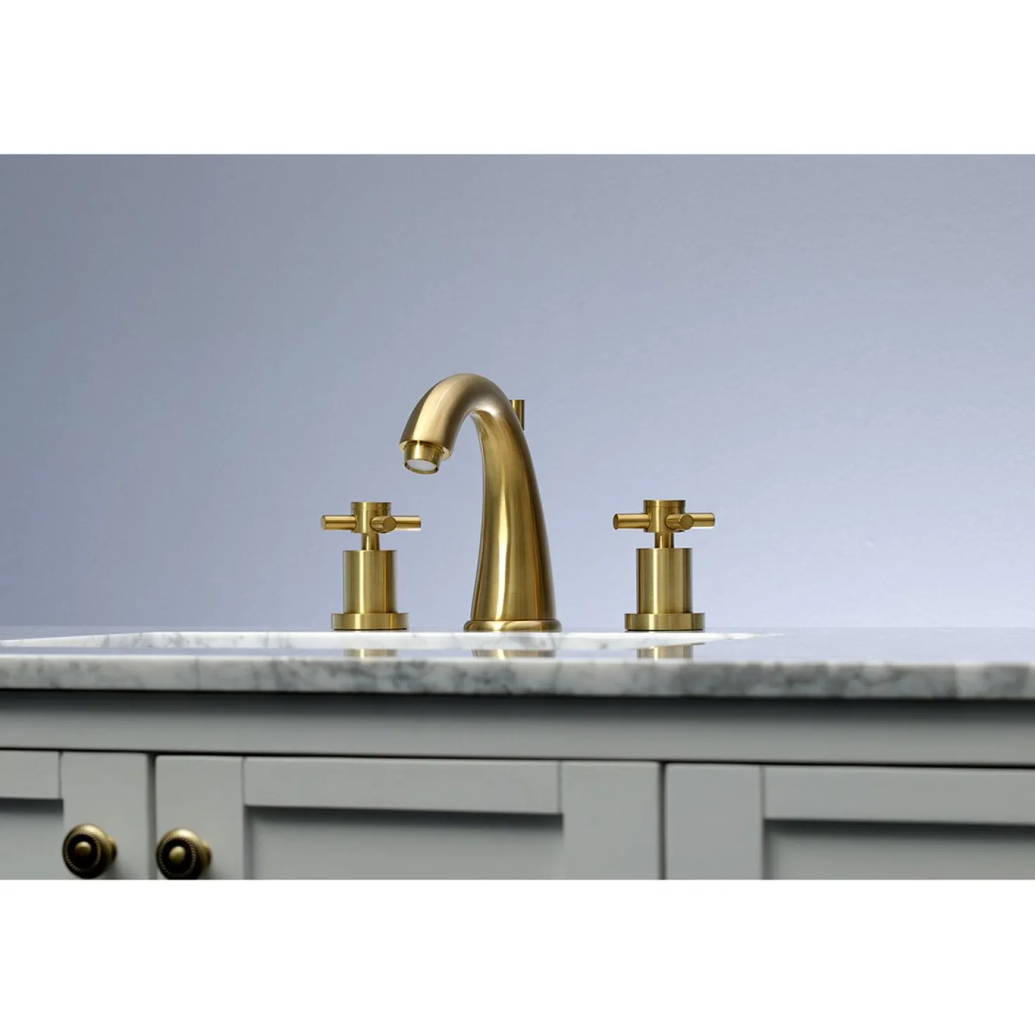 Kingston Brass Concord 3-Hole 8-Inch Widespread Bathroom Faucet