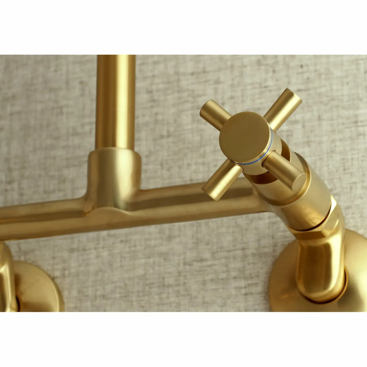 Kingston Brass Concord 8-Inch Adjustable Center 2-Hole Wall Mount Kitchen Faucet