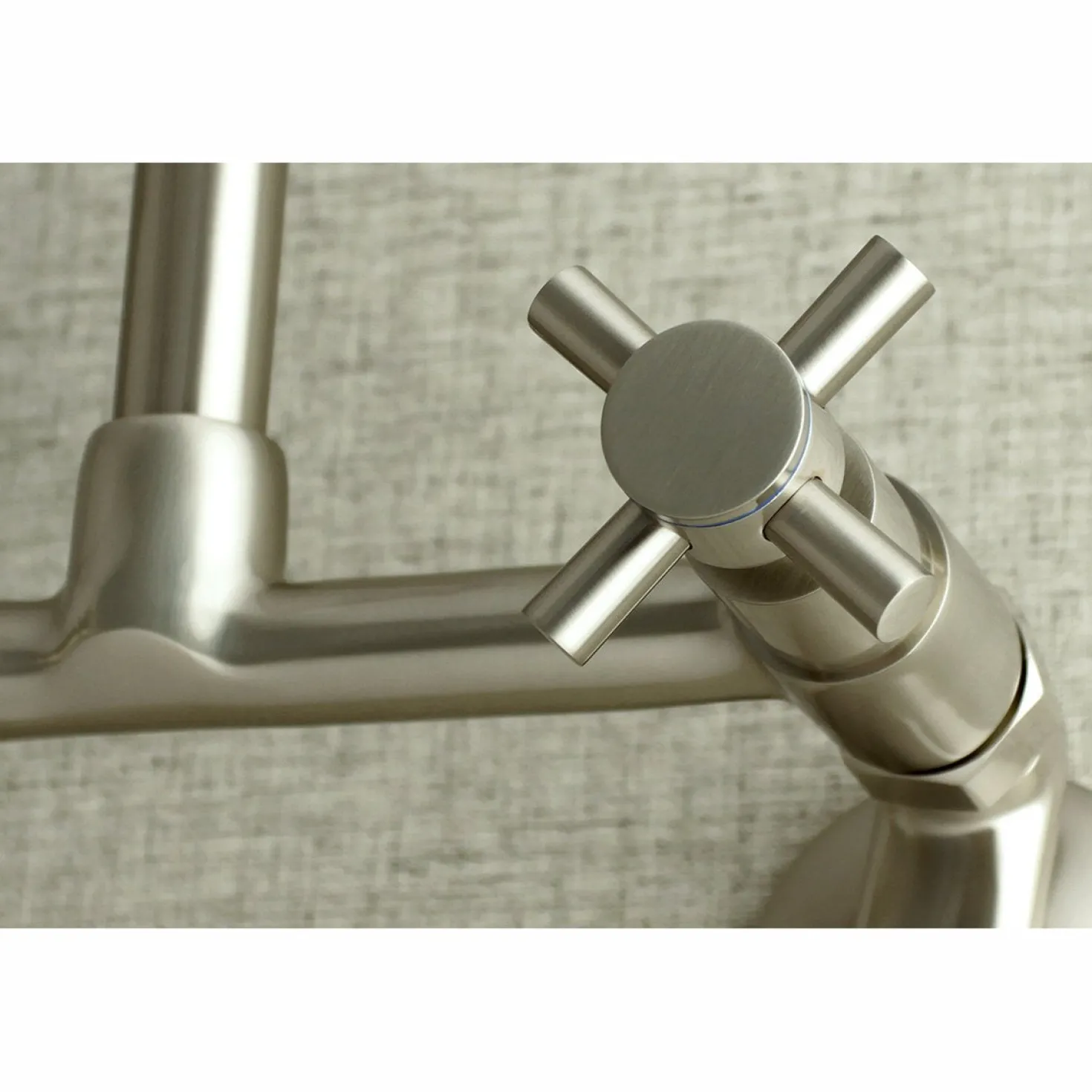 Kingston Brass Concord 8-Inch Adjustable Center 2-Hole Wall Mount Kitchen Faucet