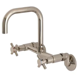 Kingston Brass Concord 8-Inch Adjustable Center 2-Hole Wall Mount Kitchen Faucet