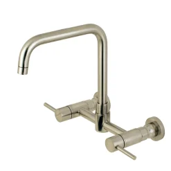 Kingston Brass Concord 8-Inch Centerset Wall Mount Kitchen Faucet