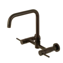 Kingston Brass Concord 8-Inch Centerset Wall Mount Kitchen Faucet