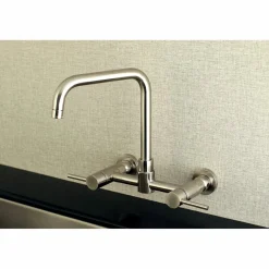 Kingston Brass Concord 8-Inch Centerset Wall Mount Kitchen Faucet