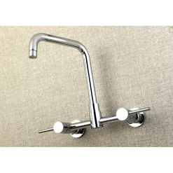 Kingston Brass Concord 8-Inch Centerset Wall Mount Kitchen Faucet