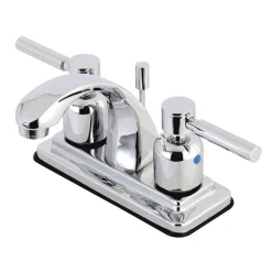 Kingston Brass Concord 4-Inch Centerset Bathroom Faucet with Pop-Up Drain
