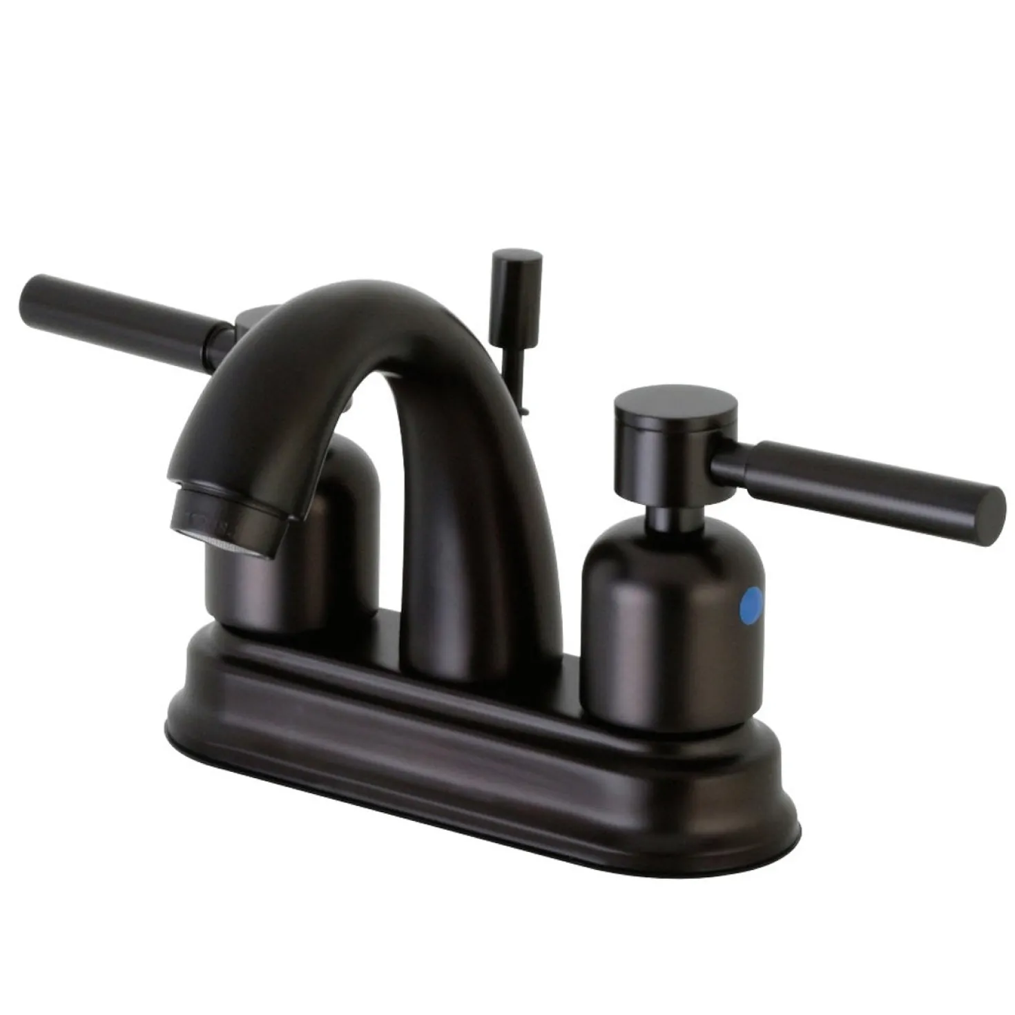 Kingston Brass Concord 4-Inch Centerset Deck Mount Bathroom Faucet