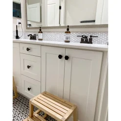 Kingston Brass Concord 4-Inch Centerset 3-Hole Bathroom Faucet with Retail Pop-Up