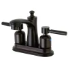 Kingston Brass Concord 4-Inch 3-Hole Centerset Deck Mount Bathroom Faucet