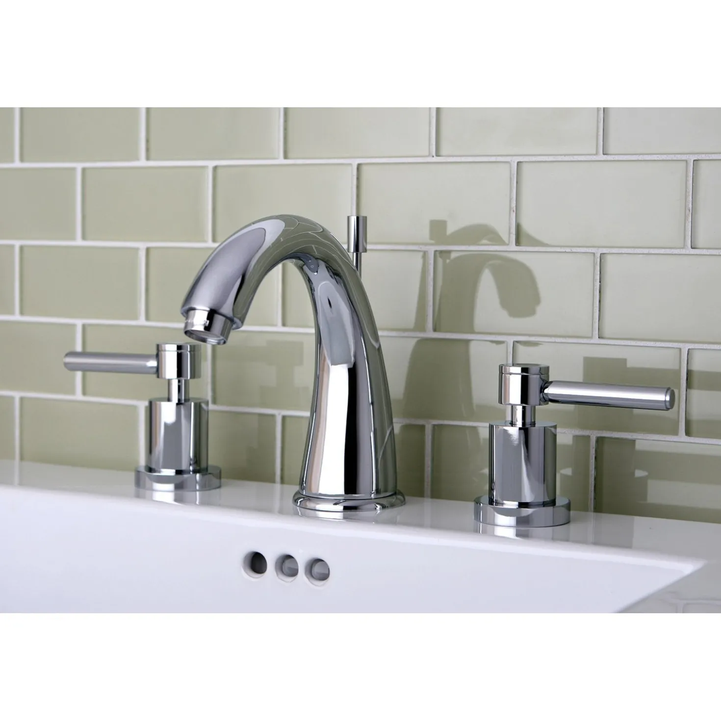 Kingston Brass Concord 8-Inch Widespread 3-Hole Bathroom Faucet