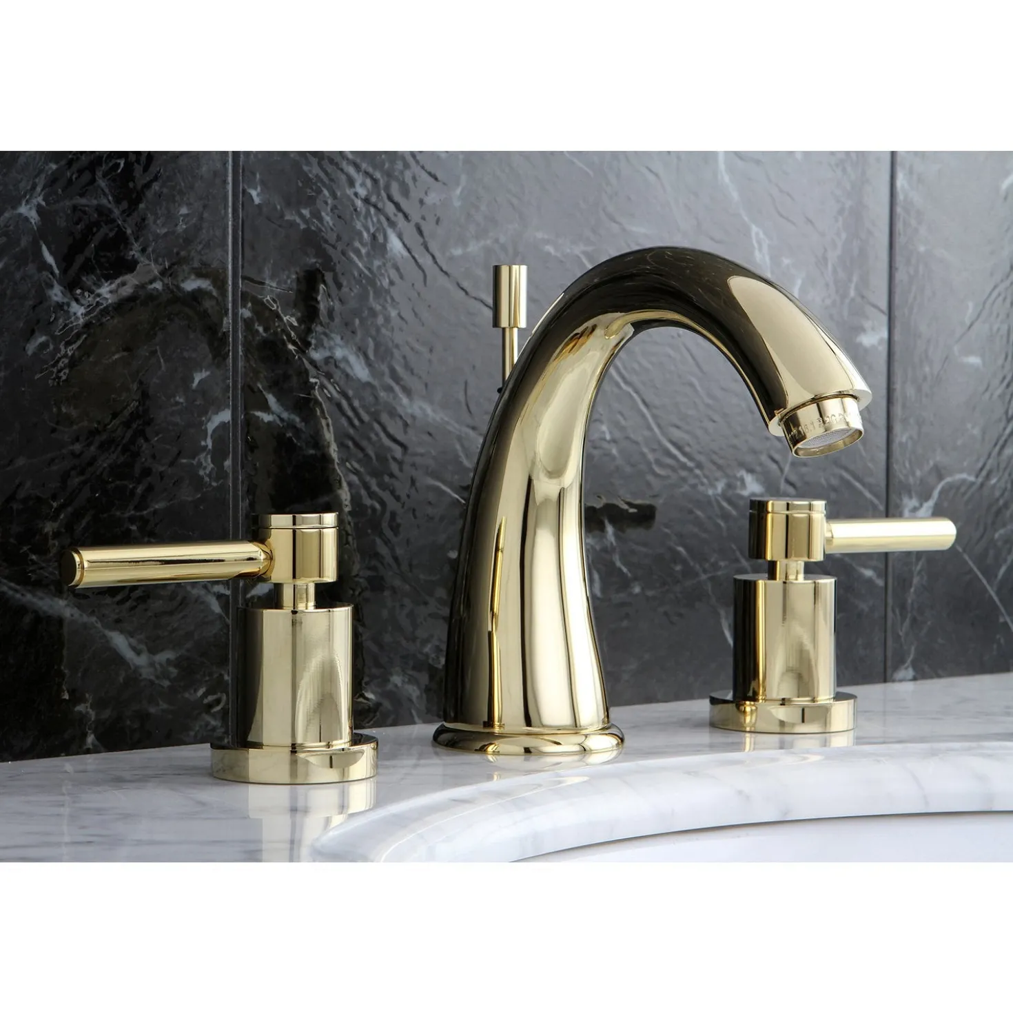 Kingston Brass Concord 8-Inch Widespread 3-Hole Bathroom Faucet