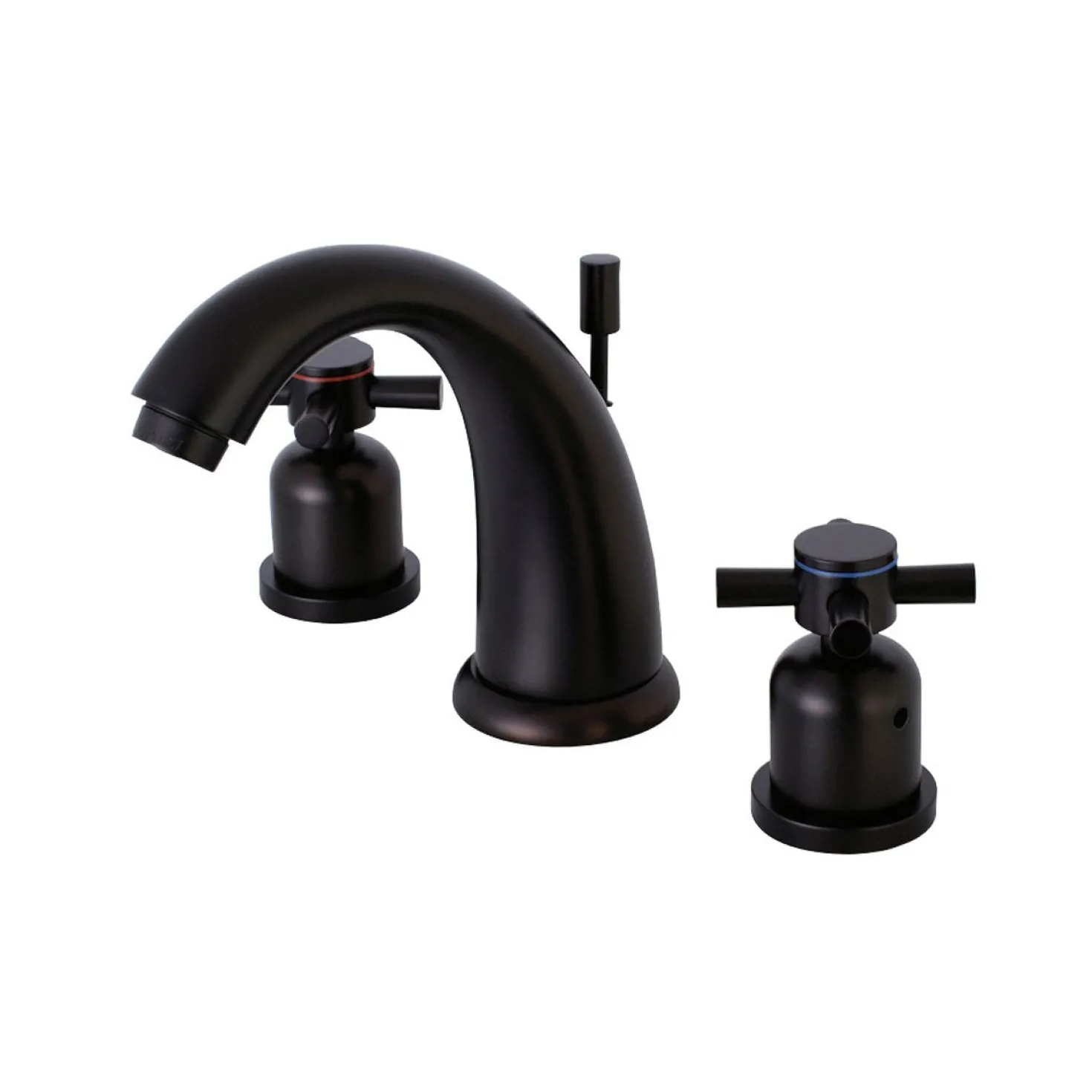 Kingston Brass Concord 8-Inch Widespread Deck Mount Bathroom Faucet