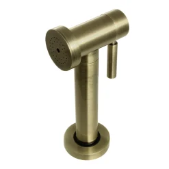 Kingston Brass Concord Kitchen Faucet Brass Side Sprayer with Lever Handle
