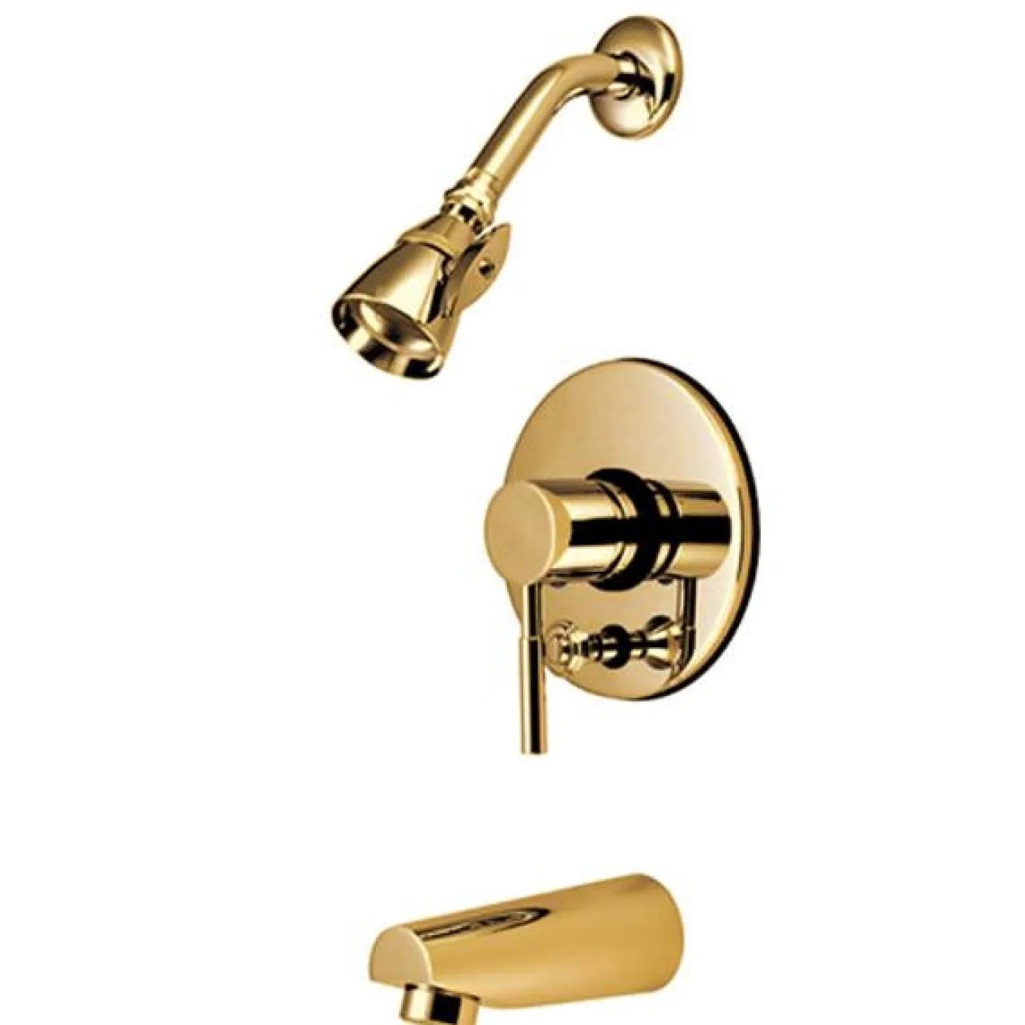 Kingston Brass Concord Modern Single Handle Tub and Shower Set