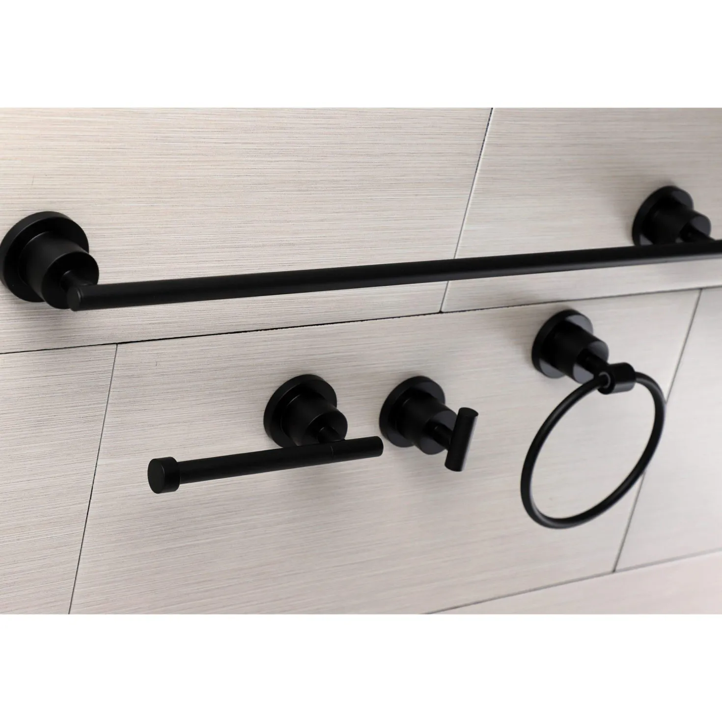 Kingston Brass Concord 4-Piece Bathroom Accessory Set