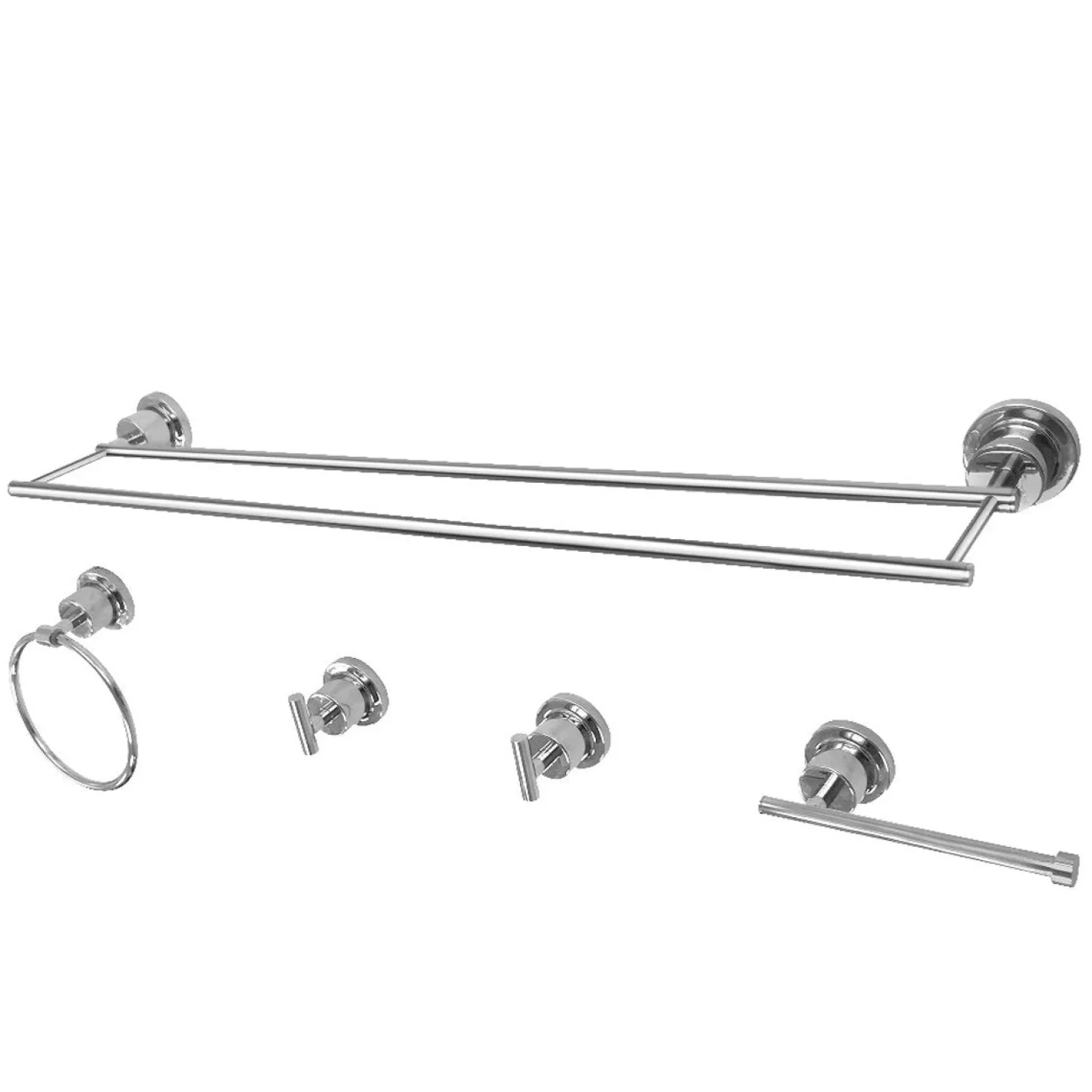 Kingston Brass Concord 5-Piece 30.88" x 7.13" Bathroom Accessory Set