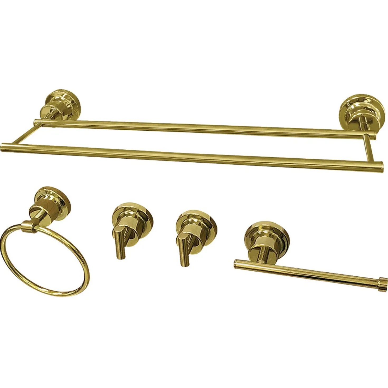 Kingston Brass Concord 5-Piece 18.88" x 7.13" Bathroom Accessory Set