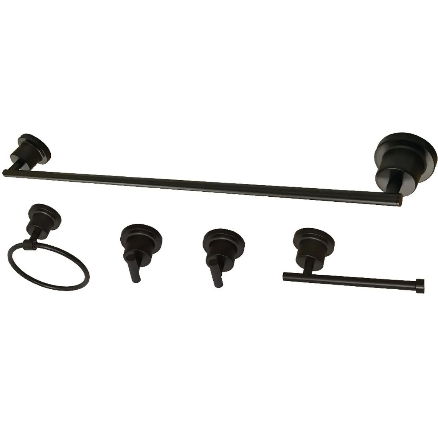 Kingston Brass Concord 5-Piece 24.88" x 7.13" Bathroom Accessory Set