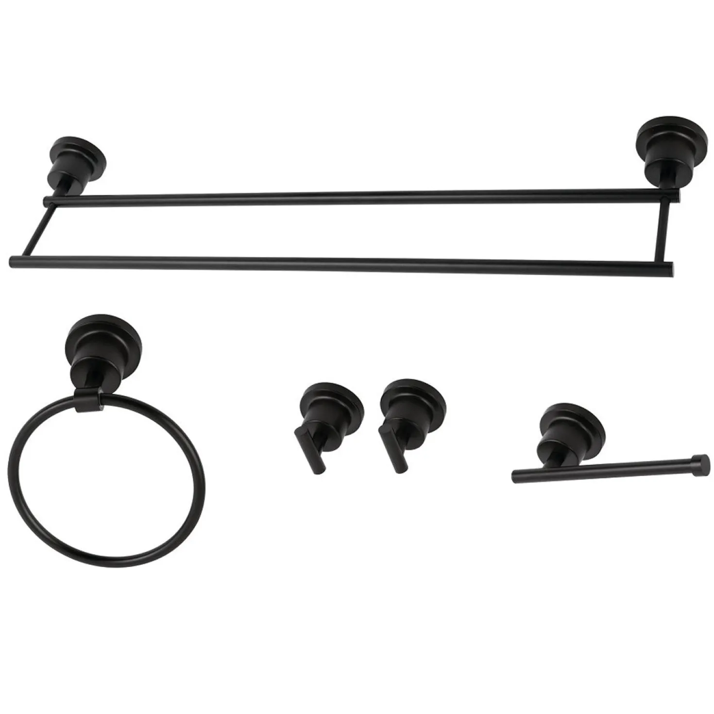 Kingston Brass Concord 5-Piece BAH8213478X-P Bathroom Accessory Sets