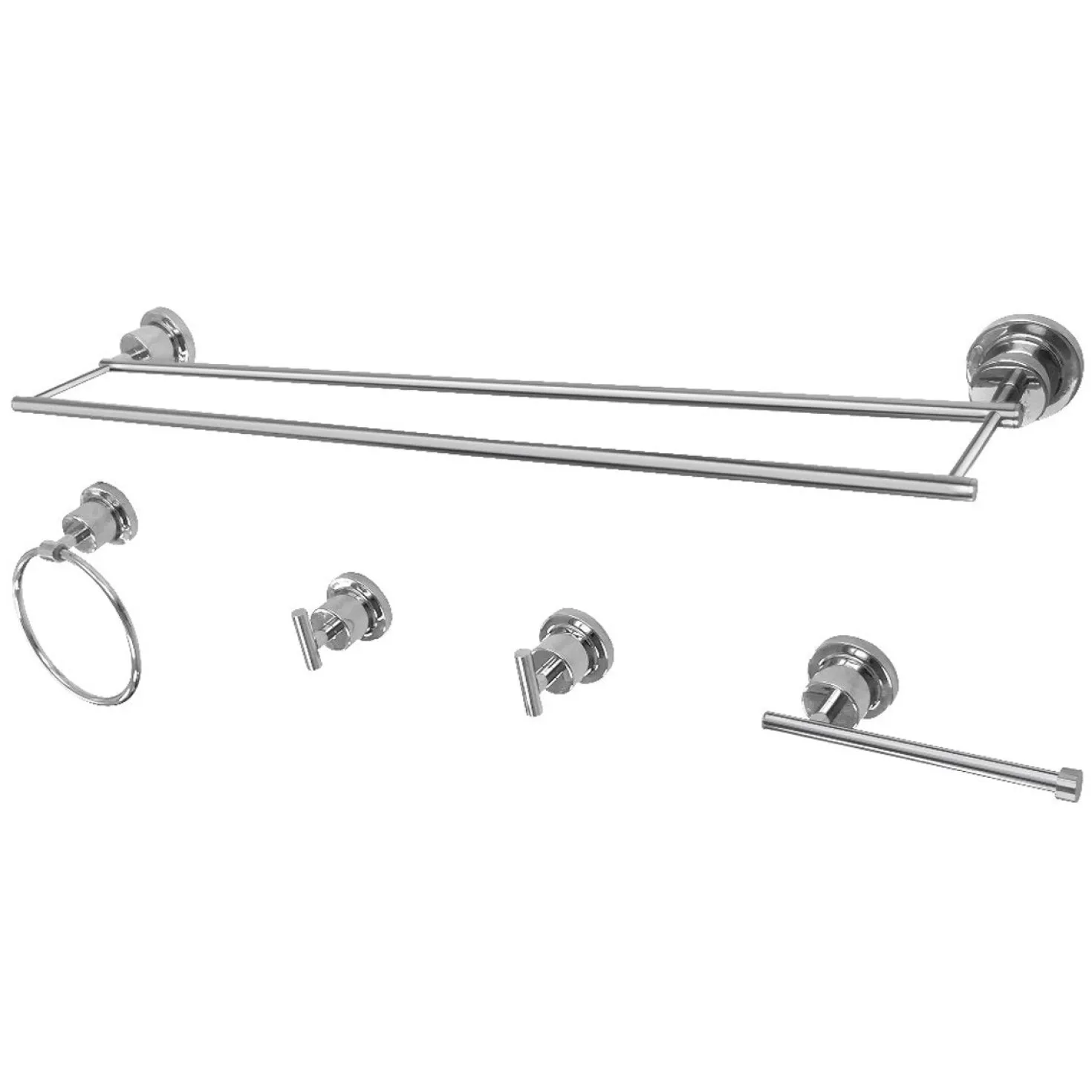 Kingston Brass Concord 5-Piece BAH8213478X-P Bathroom Accessory Sets