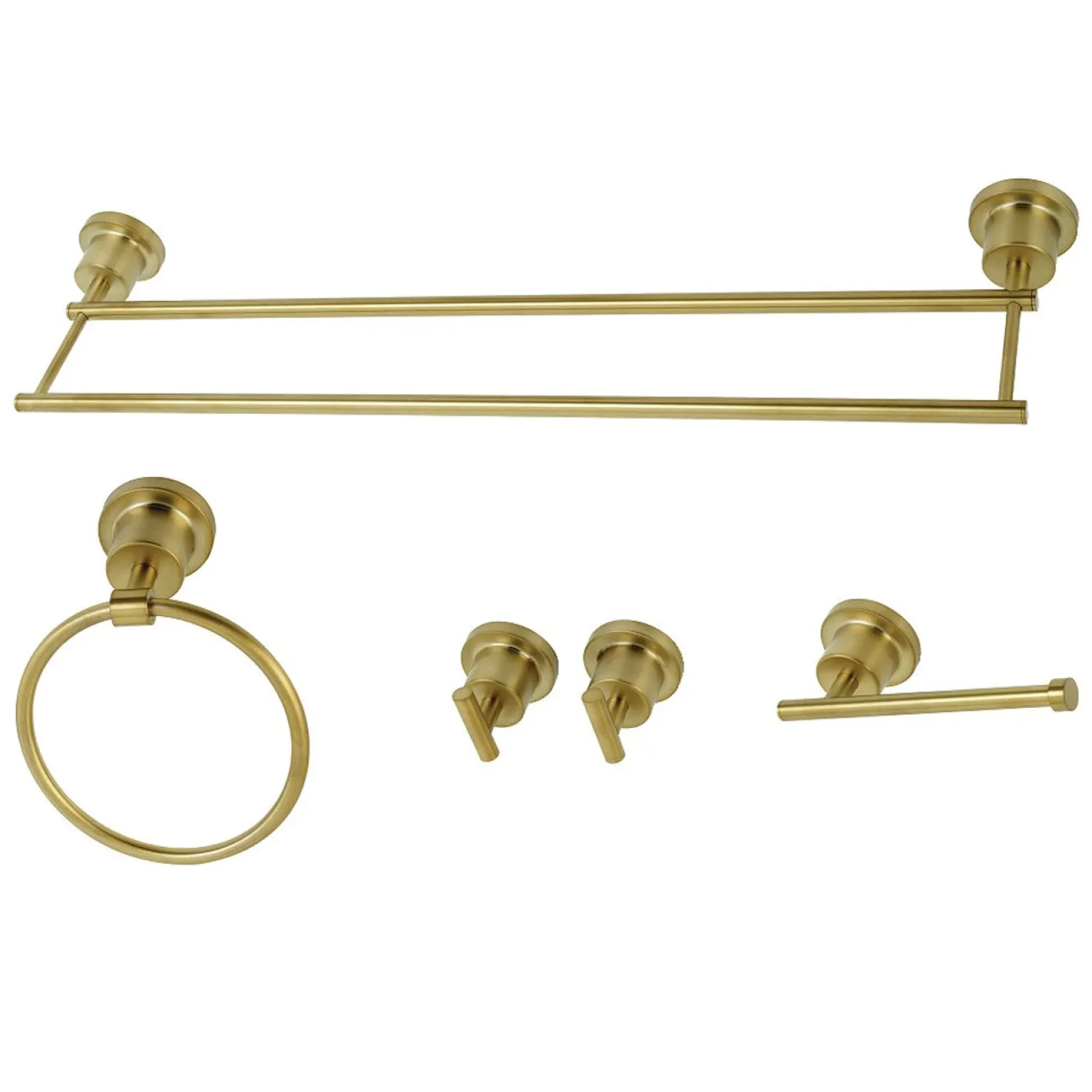 Kingston Brass Concord 5-Piece BAH8213478X-P Bathroom Accessory Sets