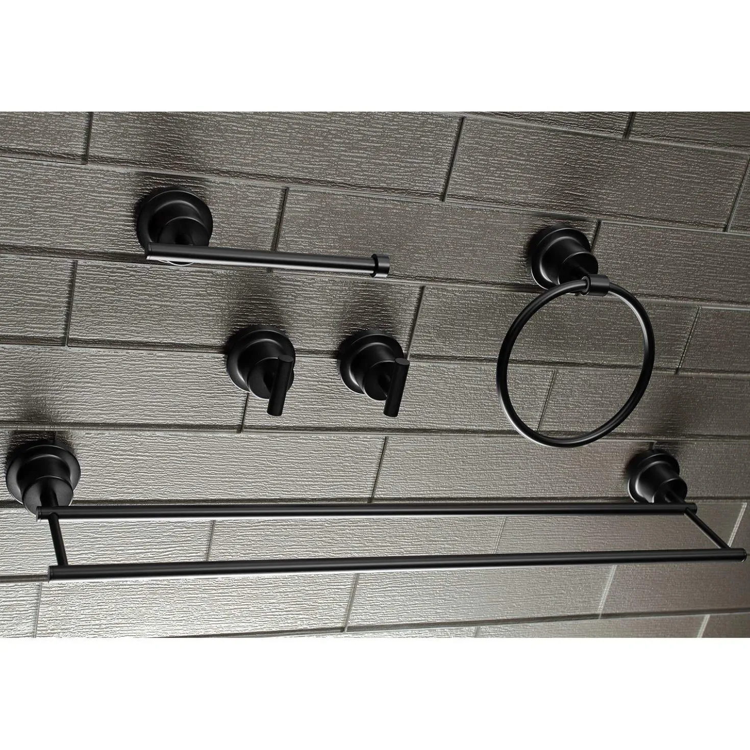 Kingston Brass Concord 5-Piece BAH8213478X-P Bathroom Accessory Sets
