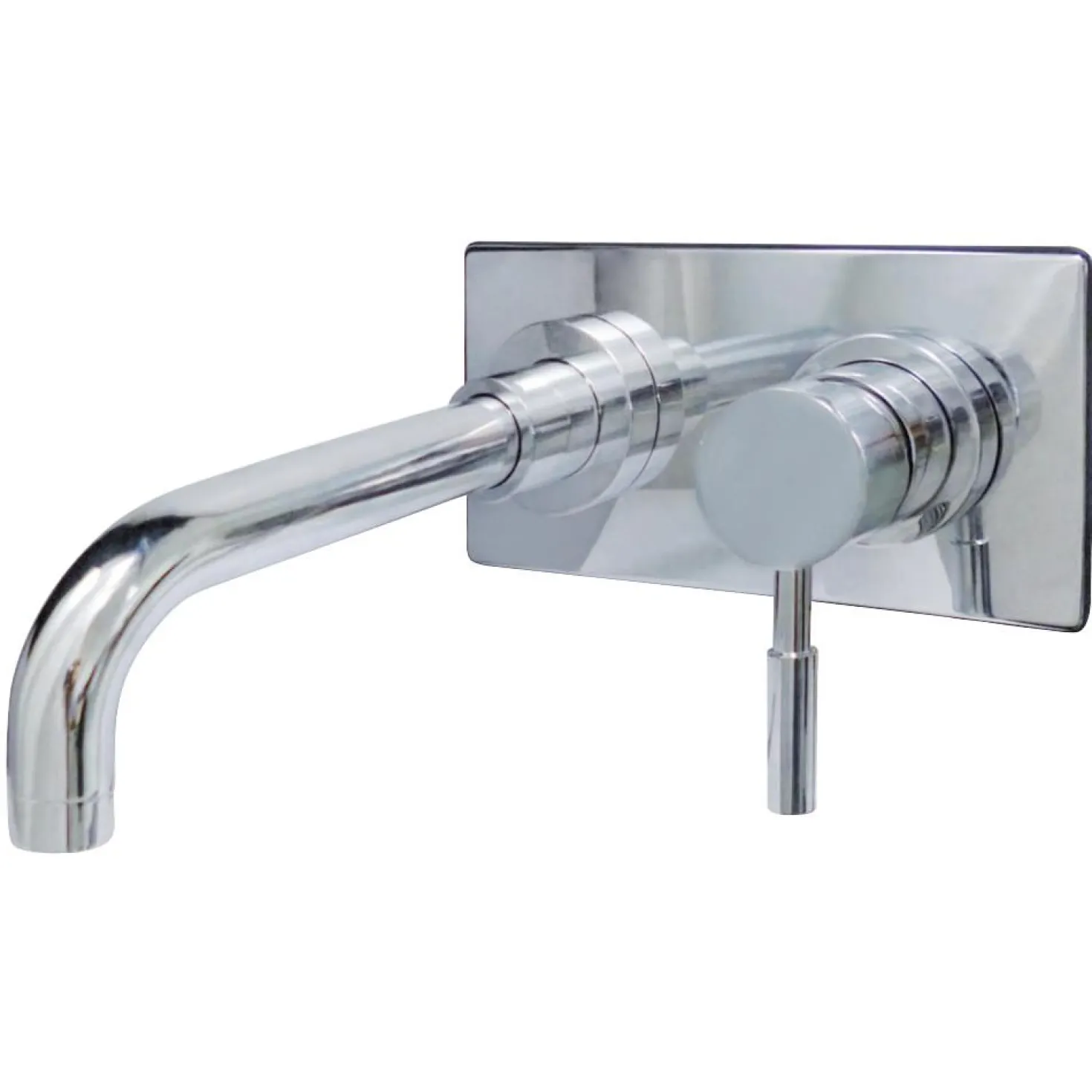 Kingston Brass Concord Single Lever Handle Wall Mount Bathroom Faucet