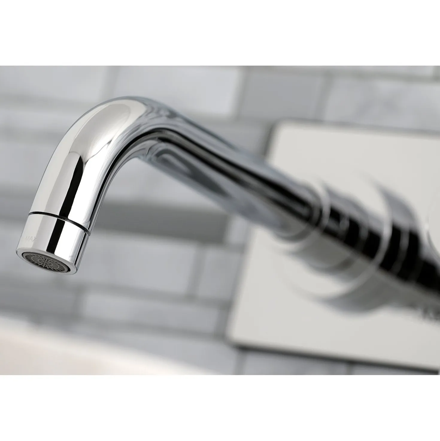 Kingston Brass Concord Single Lever Handle Wall Mount Bathroom Faucet