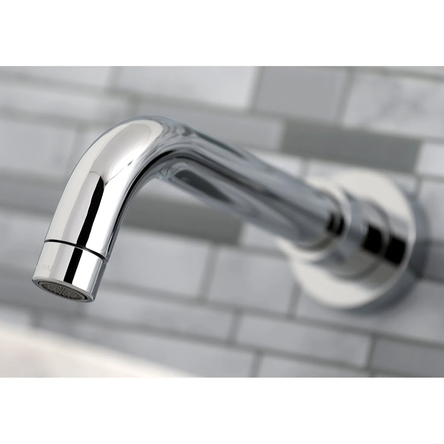 Kingston Brass Concord Single Lever Handle Wall Mount Bathroom Faucet