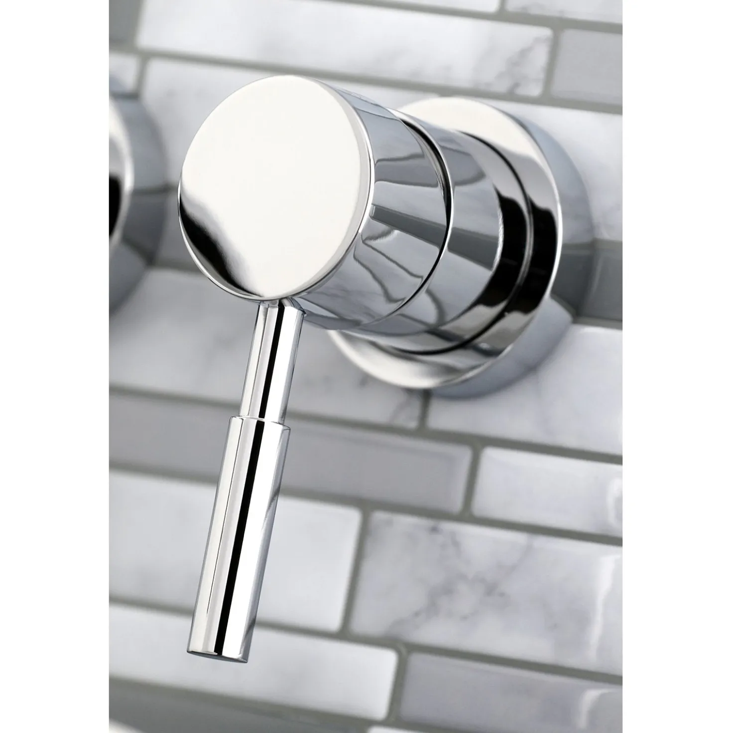 Kingston Brass Concord Single Lever Handle Wall Mount Bathroom Faucet