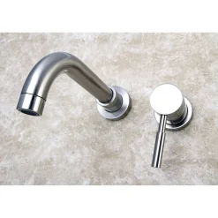 Kingston Brass Concord Single Lever Handle Wall Mount Bathroom Faucet