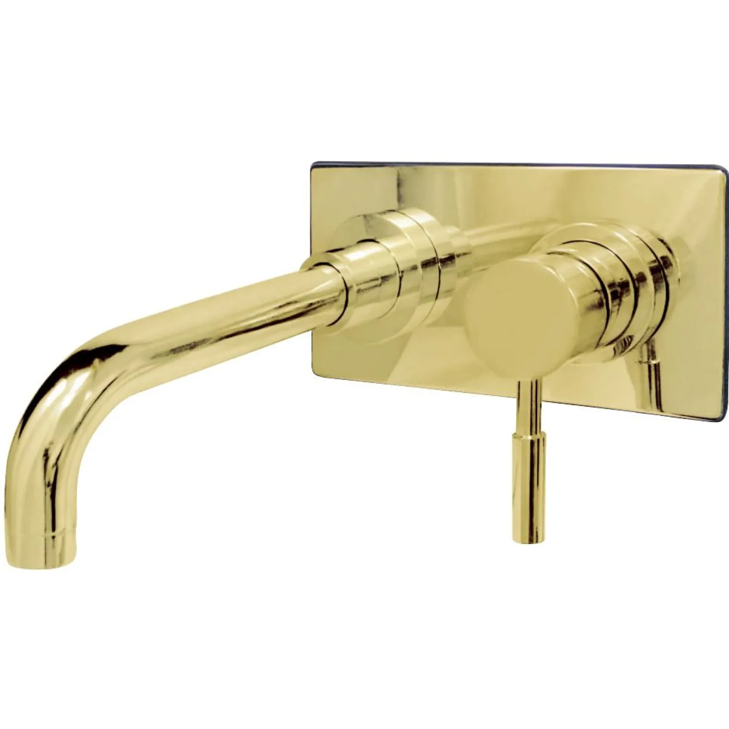 Kingston Brass Concord Single Lever Handle Wall Mount Bathroom Faucet