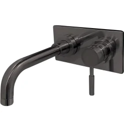 Kingston Brass Concord Single Lever Handle Wall Mount Bathroom Faucet