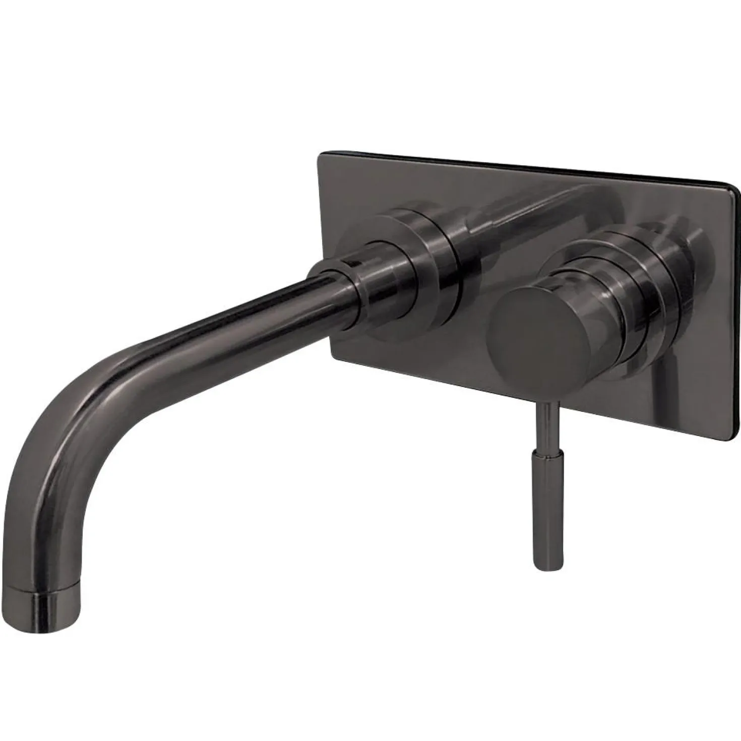 Kingston Brass Concord Single Lever Handle Wall Mount Bathroom Faucet