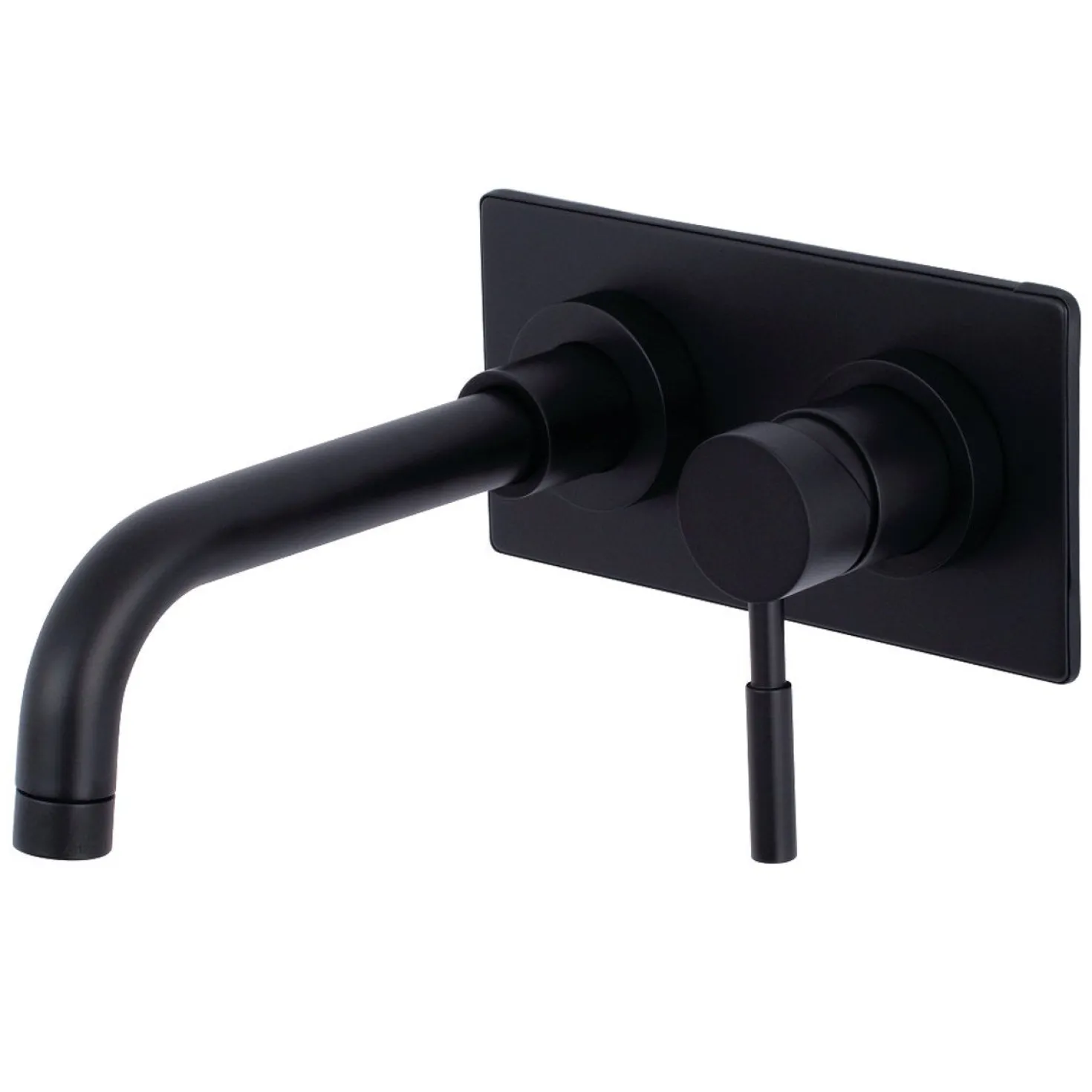 Kingston Brass Concord Single Lever Handle Wall Mount Bathroom Faucet