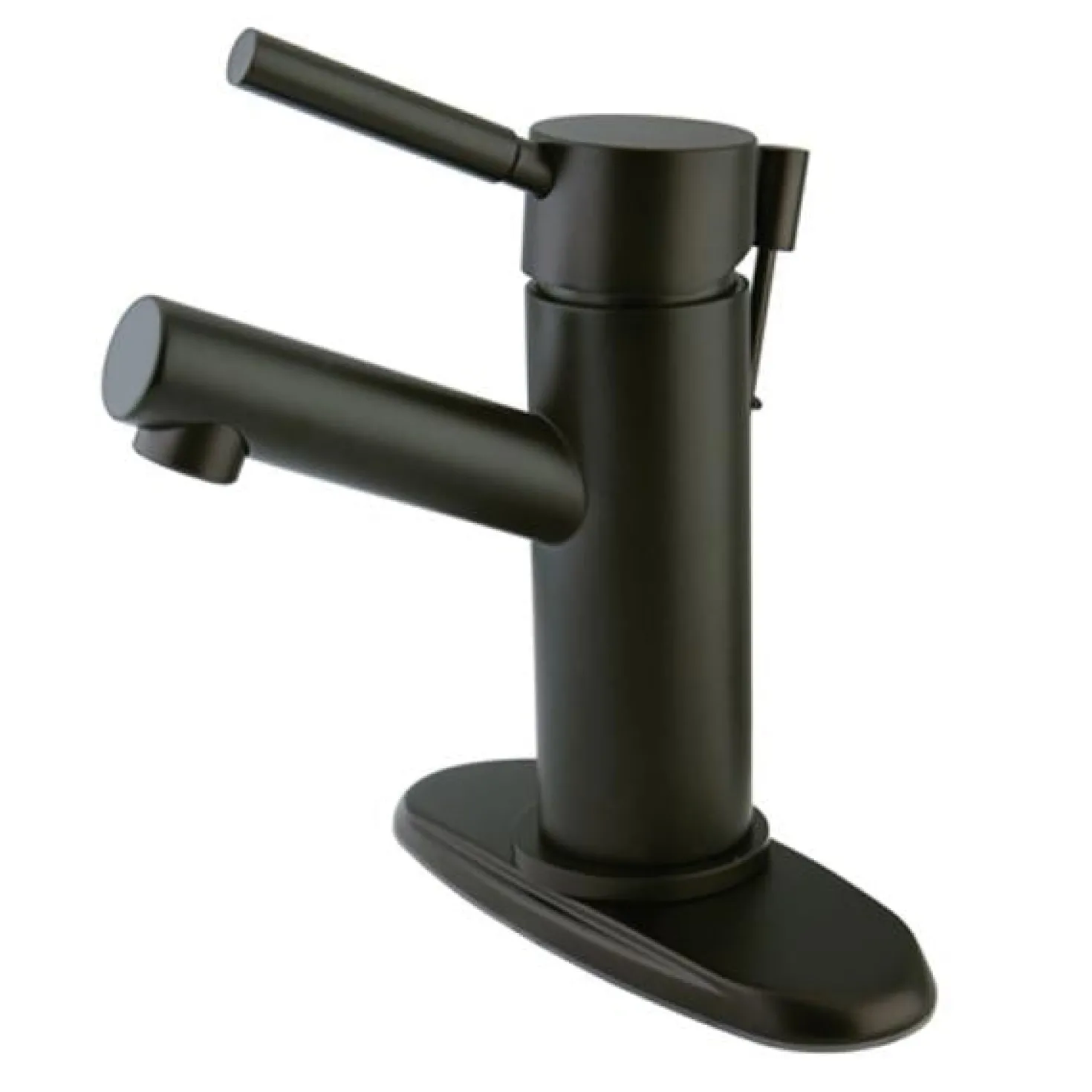 Kingston Brass Concord Single Handle 4" Centerset Lavatory Faucet with Brass Pop-up and Optional Deck Plate